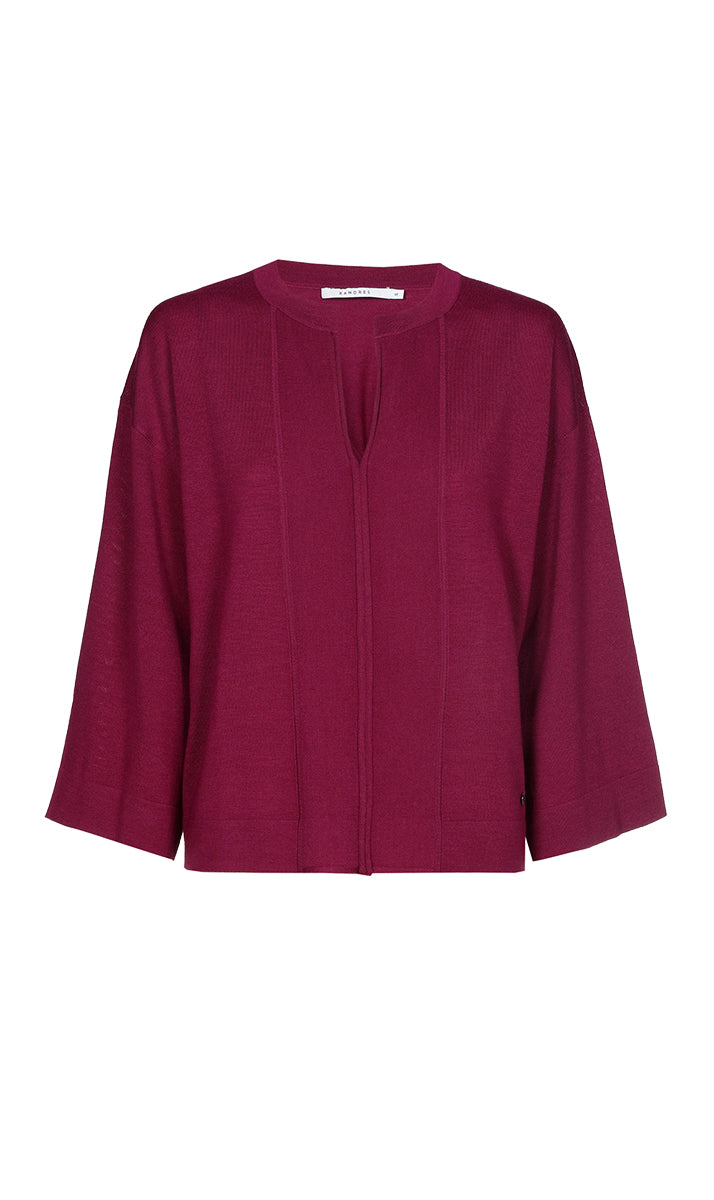 Pulls bordeaux Xandres
