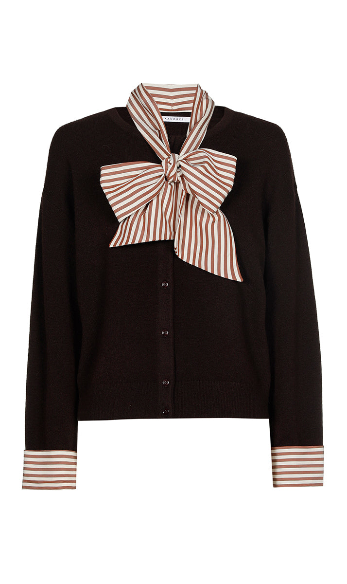 Cardigans bruin Xandres