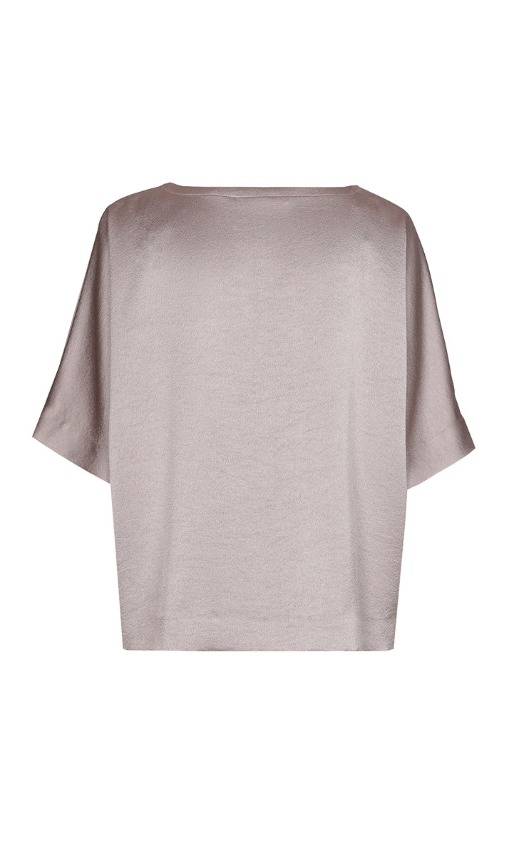 Blouses korte mouw beige Xandres