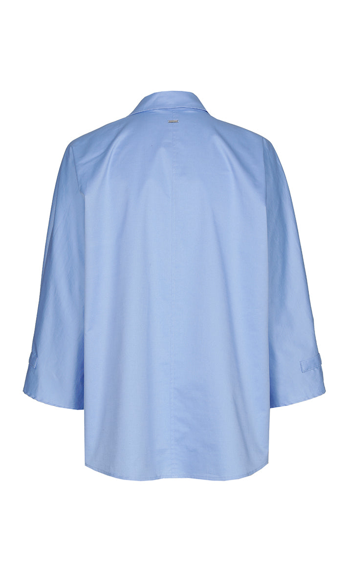 Blouses korte mouw blauw Xandres