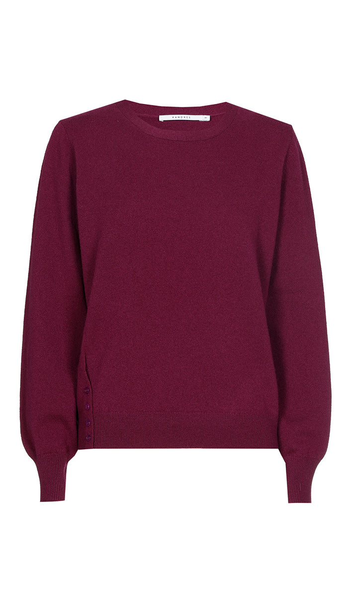 Pulls bordeaux Xandres
