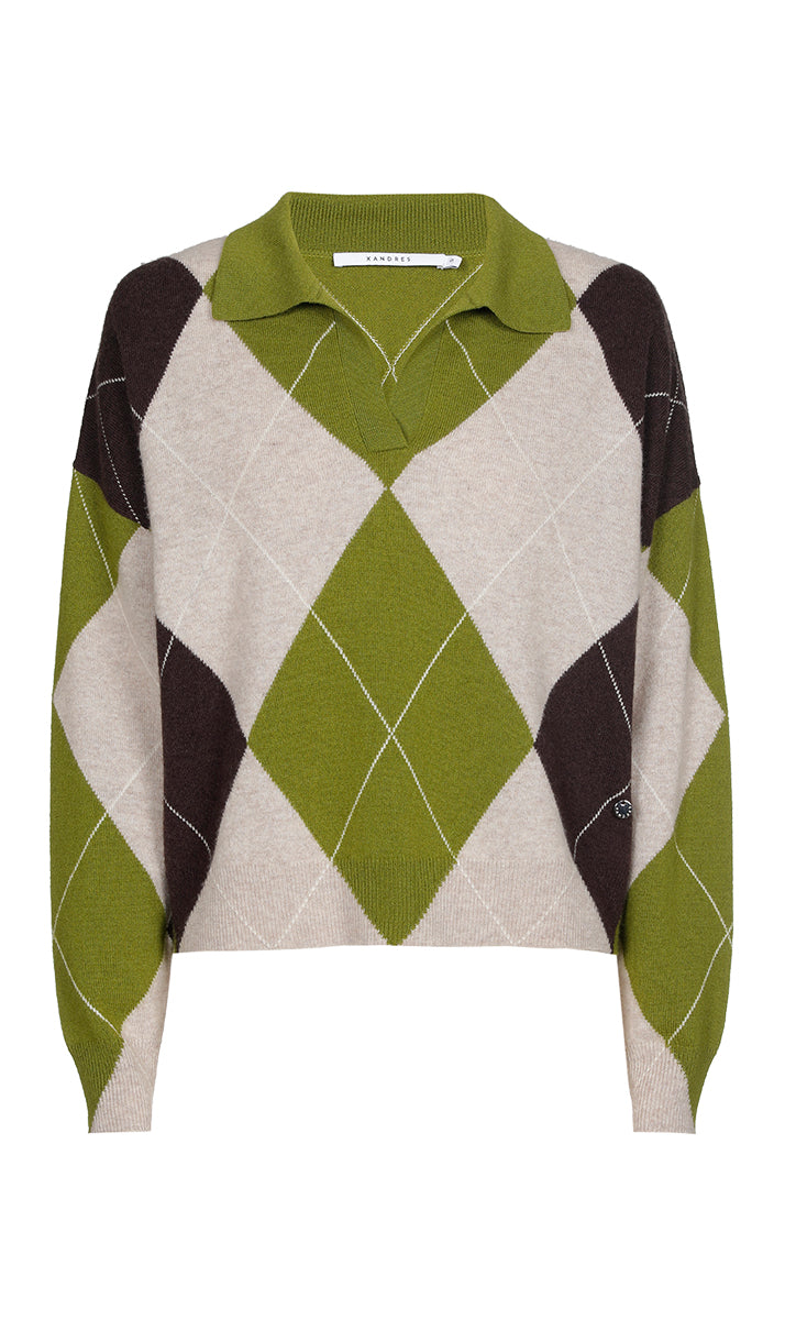 Pulls groen Xandres