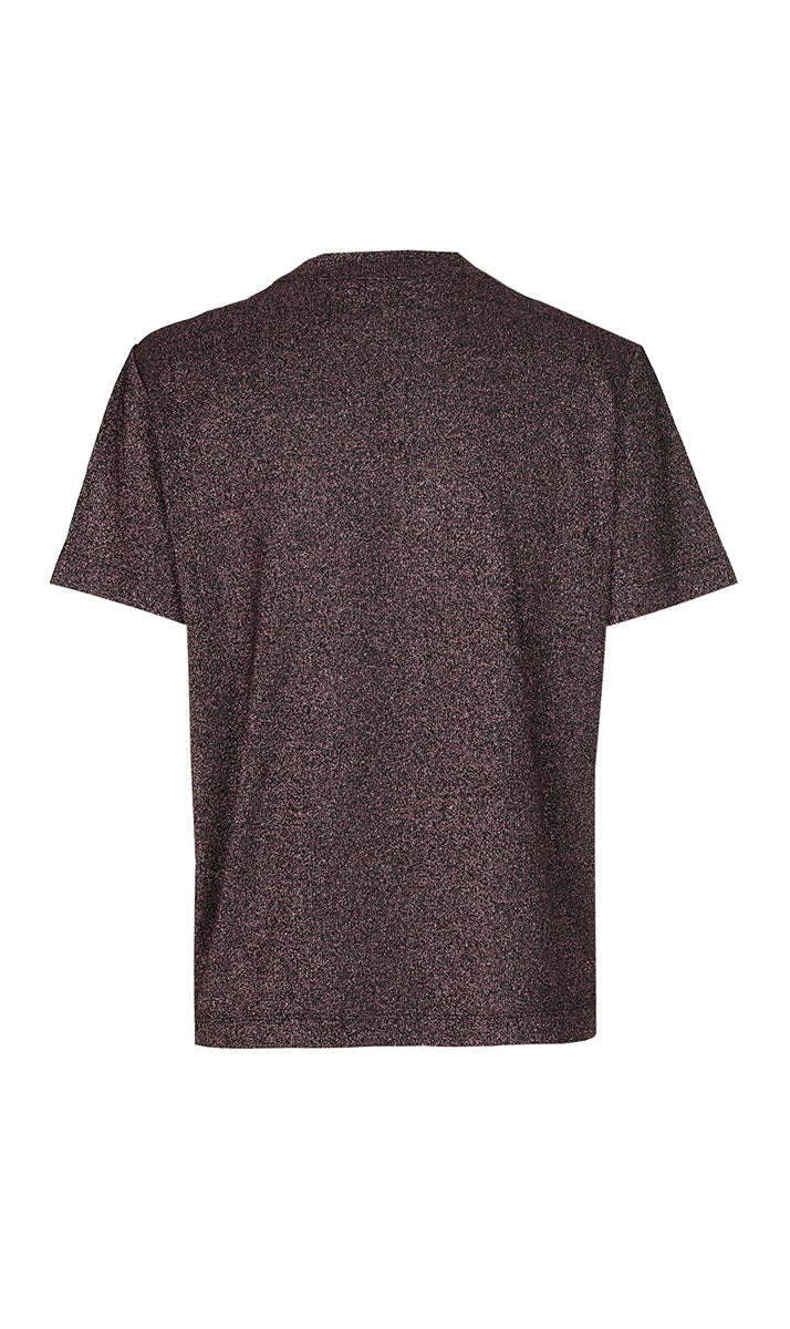 T-shirts korte mouw bordeaux Xandres
