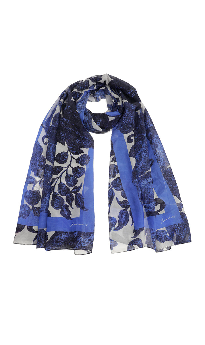 Sjaals blauw Xandres