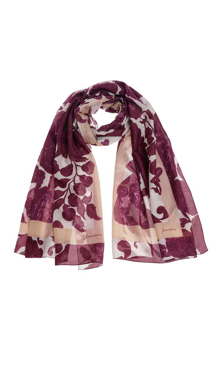 Sjaals bordeaux Xandres