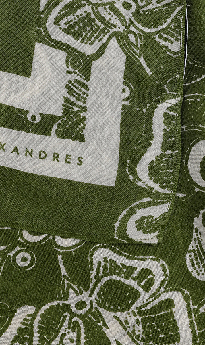 Sjaals groen Xandres