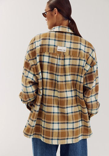 Blouses lange mouw beige Harper & Yve