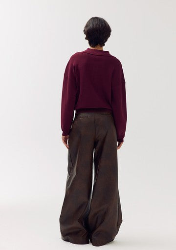 Blouses lange mouw bordeaux Harper & Yve