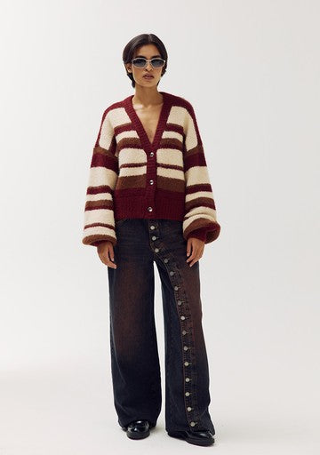 Cardigans bordeaux Harper & Yve