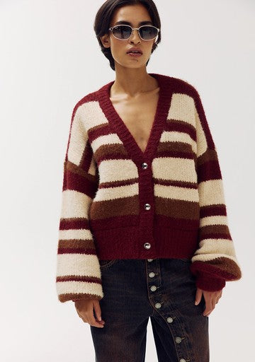 Cardigans bordeaux Harper & Yve
