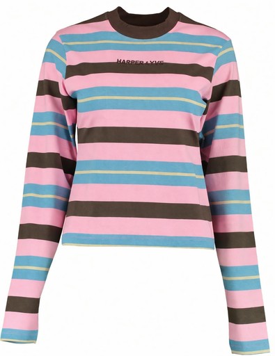T-shirts lange mouw roze Harper & Yve