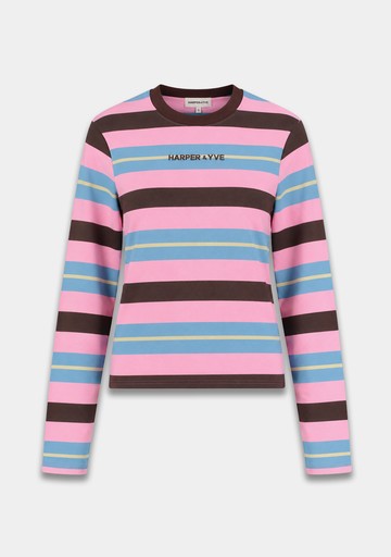 T-shirts lange mouw roze Harper & Yve