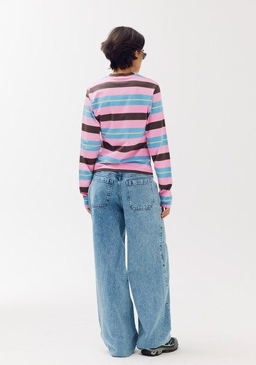 T-shirts lange mouw roze Harper & Yve