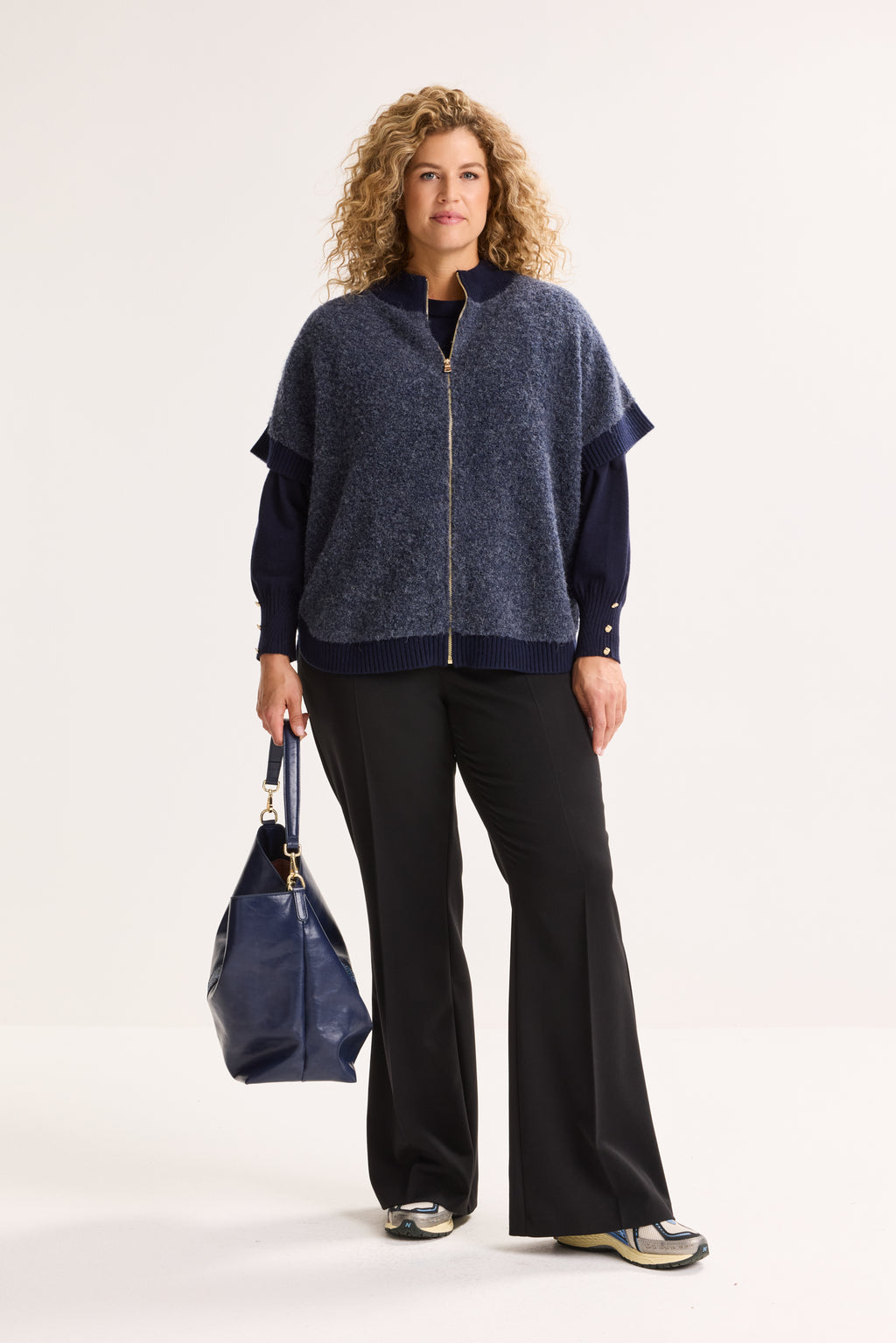 Cardigans blauw Améline