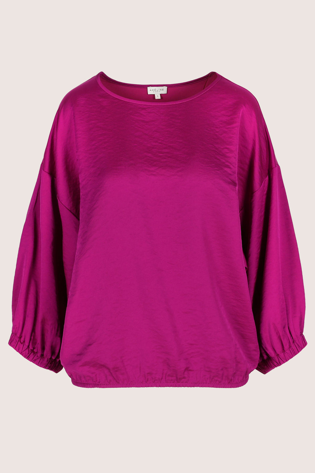 Blouses lange mouw rood Améline