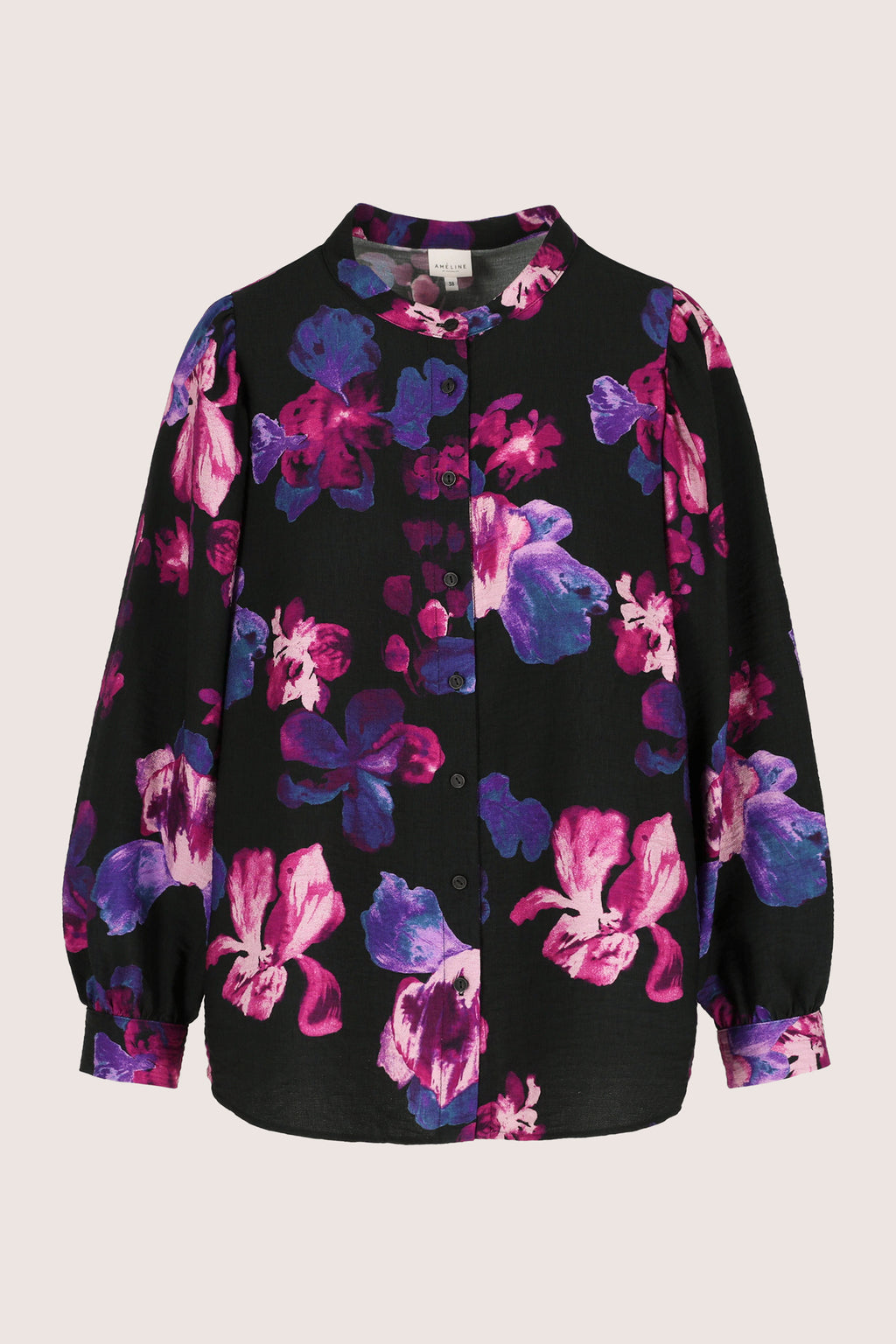 Blouses lange mouw zwart Améline