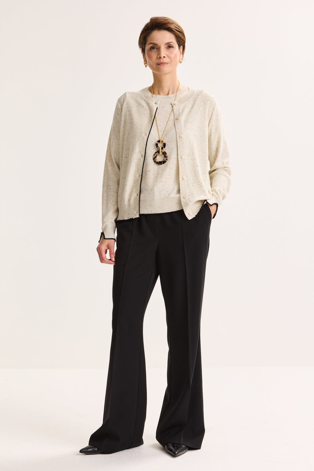 Cardigans wit Mayerline