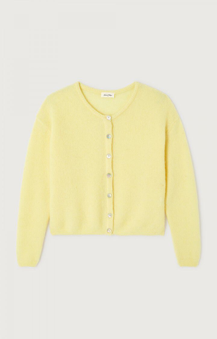 Cardigans geel American Vintage