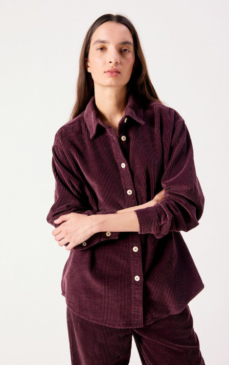 Blouses lange mouw paars American Vintage