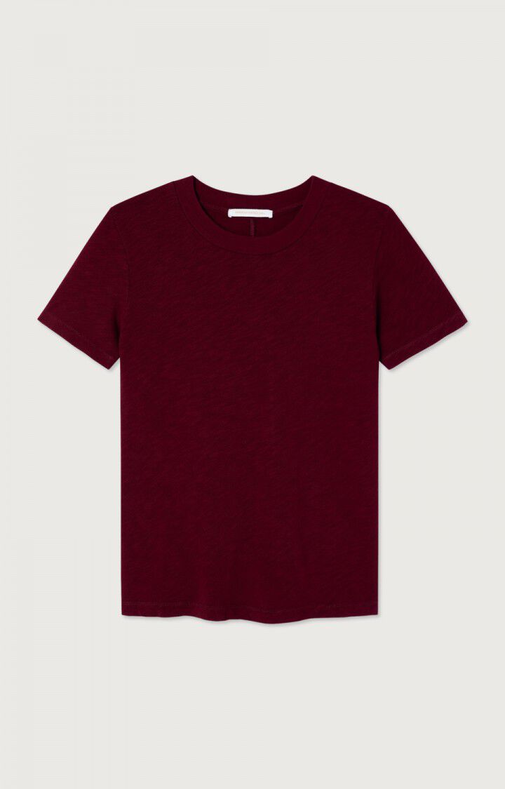 T-shirts korte mouw bordeaux American Vintage