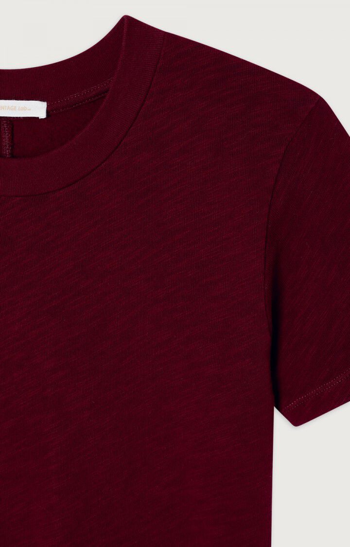 T-shirts korte mouw bordeaux American Vintage