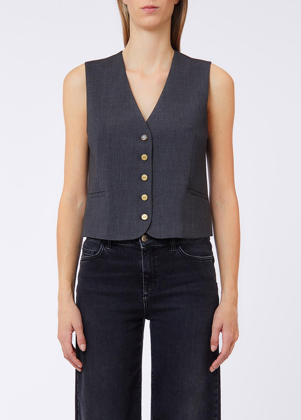 Gilets grijs Liu Jo