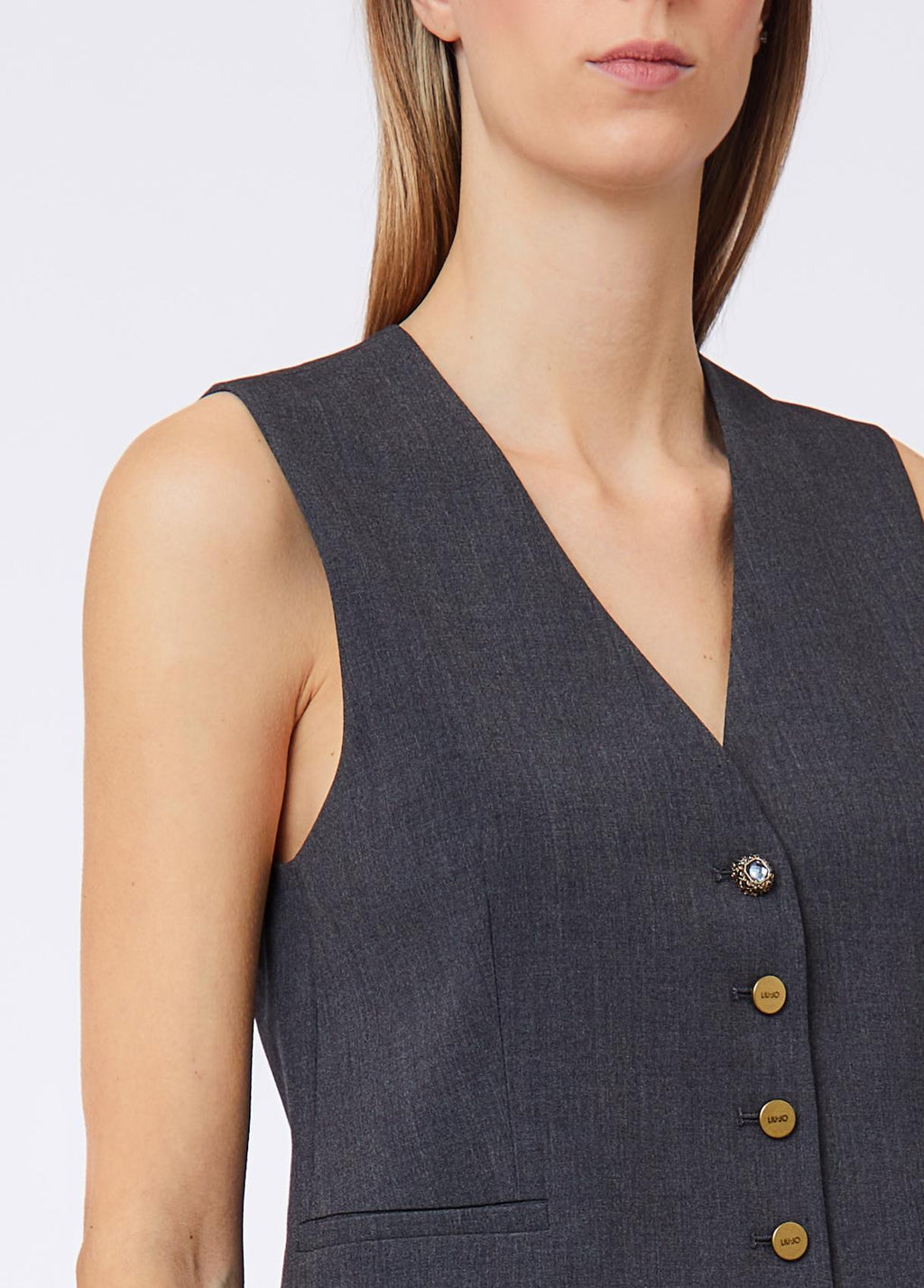 Gilets grijs Liu Jo