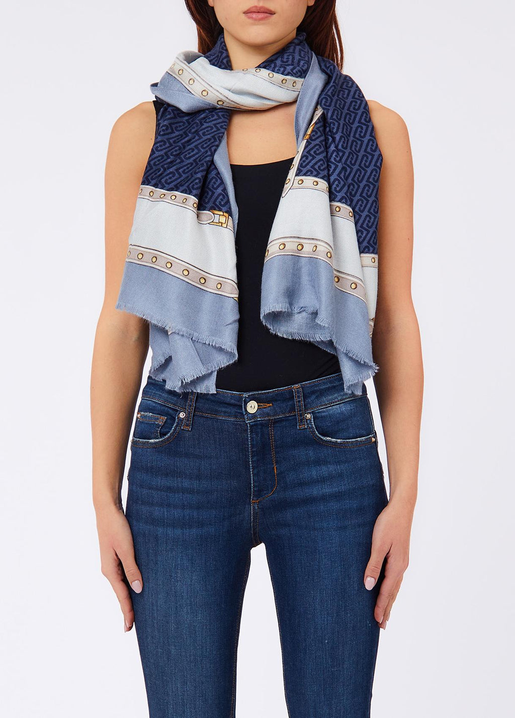Sjaals blauw Liu Jo