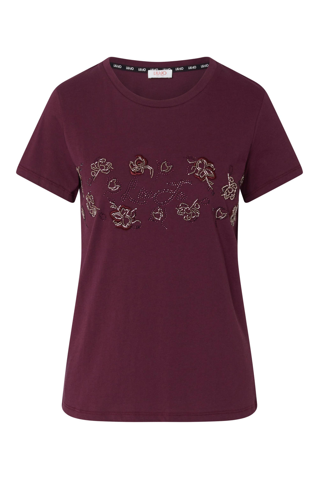 T-shirts korte mouw bordeaux Liu Jo
