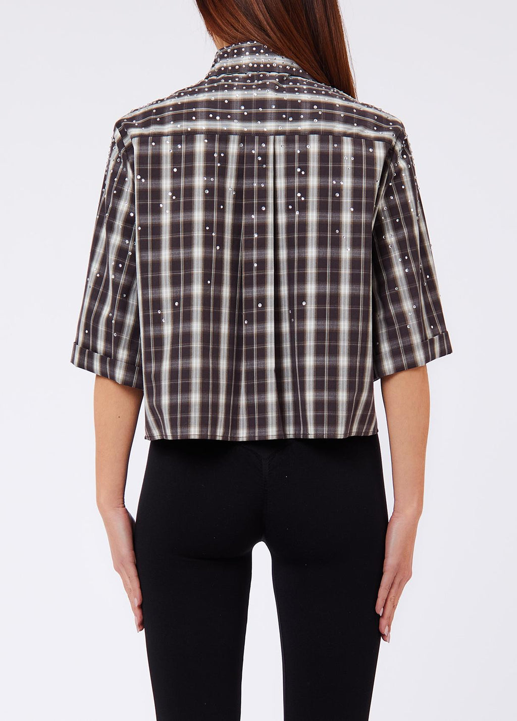 Blouses korte mouw bruin Liu Jo