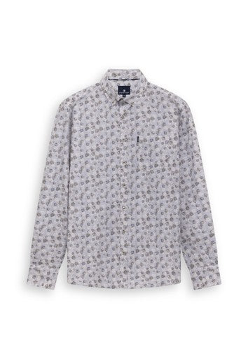Hemden lange mouw blauw State of Art