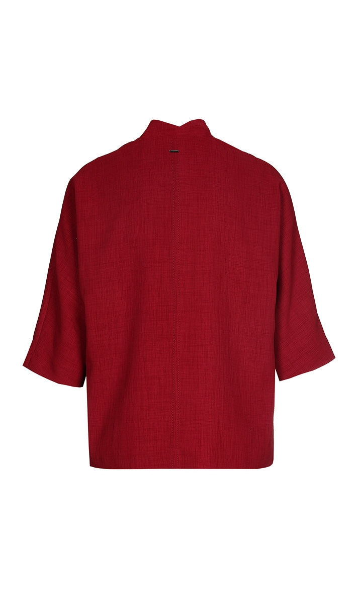 Blouses korte mouw rood Xandres Gold
