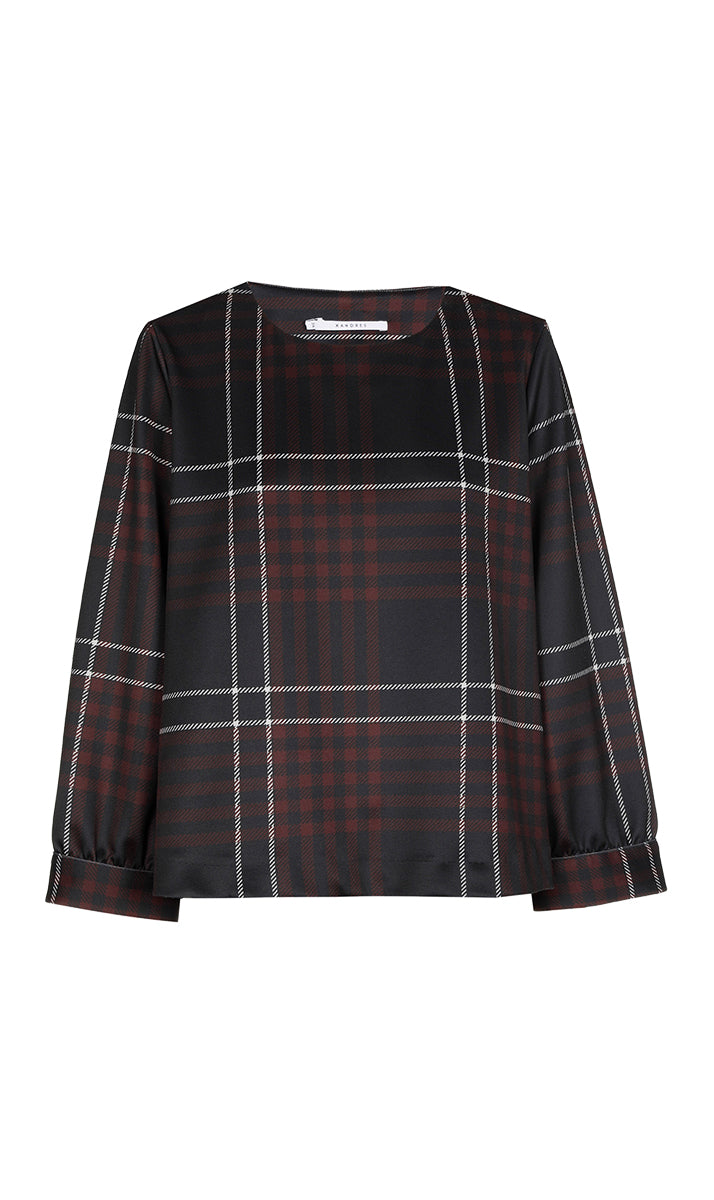 Blouses korte mouw zwart Xandres