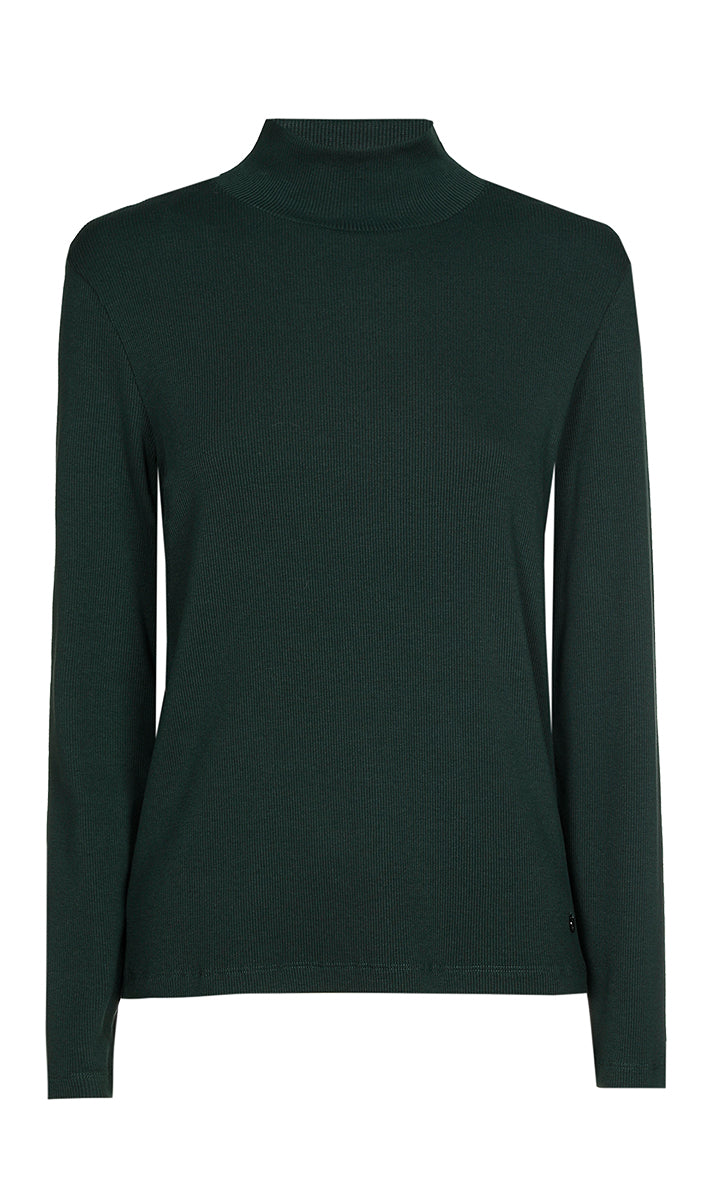 T-shirts lange mouw groen Xandres