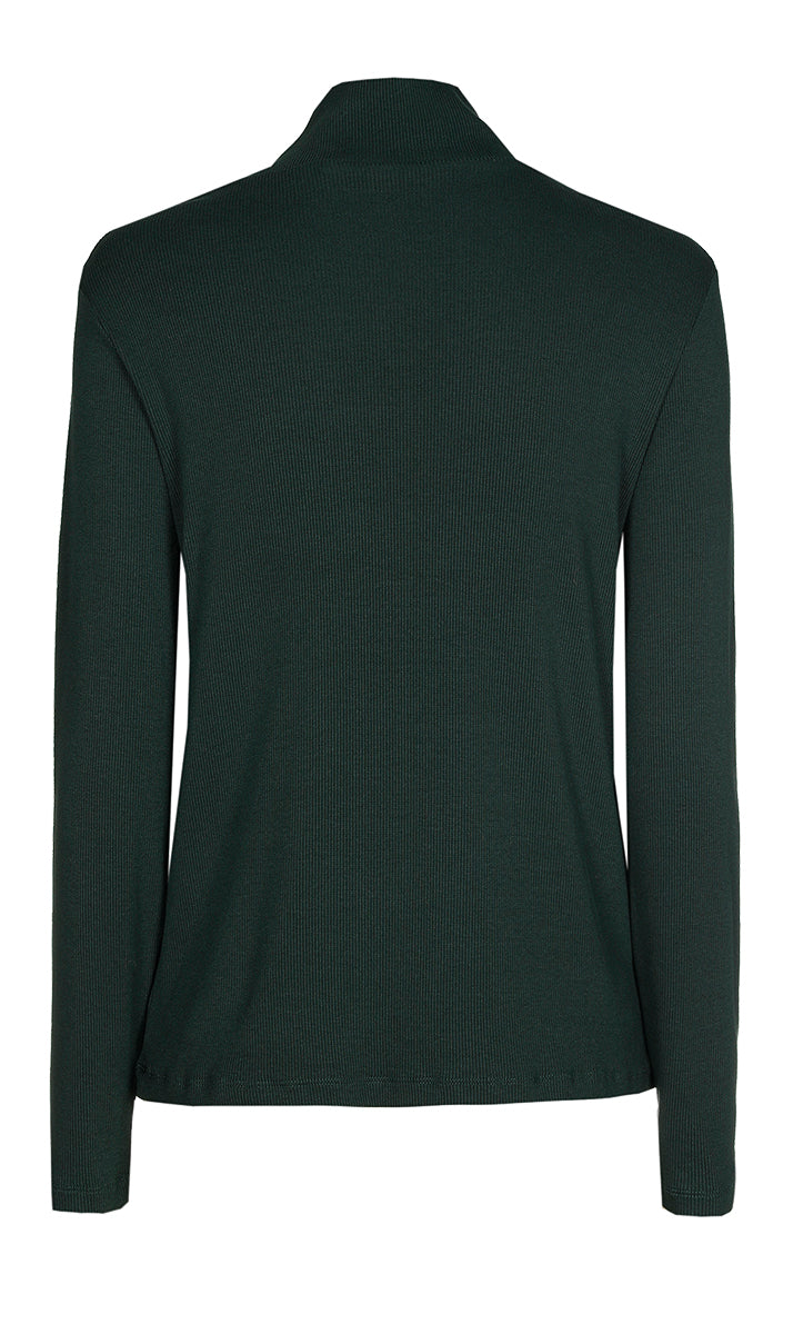 T-shirts lange mouw groen Xandres