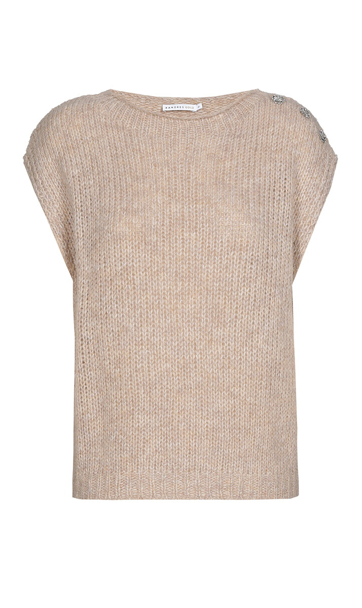 Pulls beige Xandres Gold
