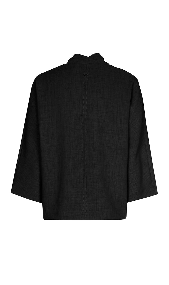 Blouses korte mouw zwart Xandres