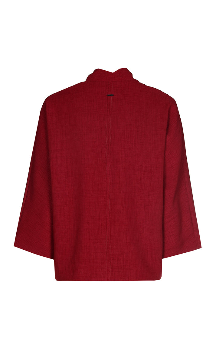 Blouses korte mouw rood Xandres