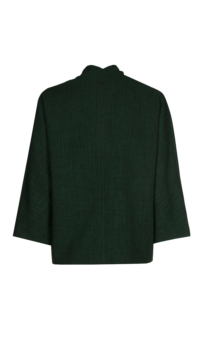 Blouses korte mouw groen Xandres