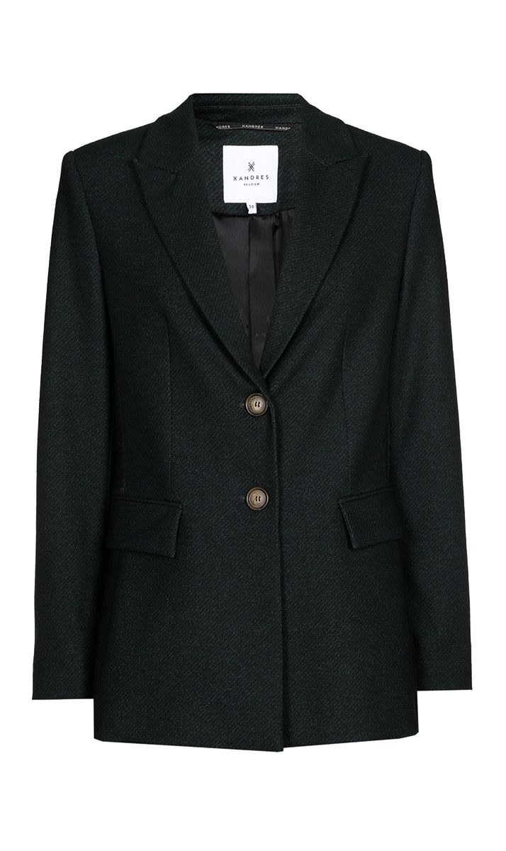 Blazers groen Xandres