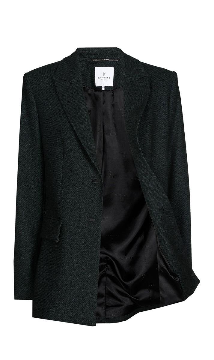 Blazers groen Xandres