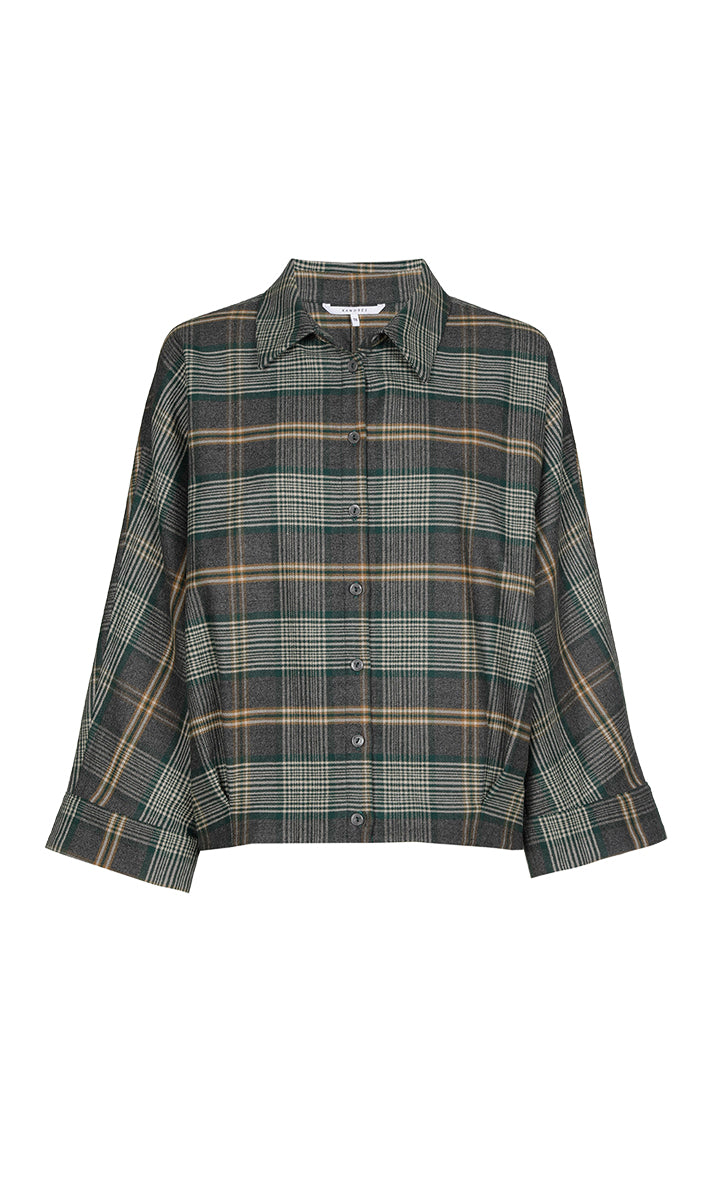 Blouses korte mouw groen Xandres
