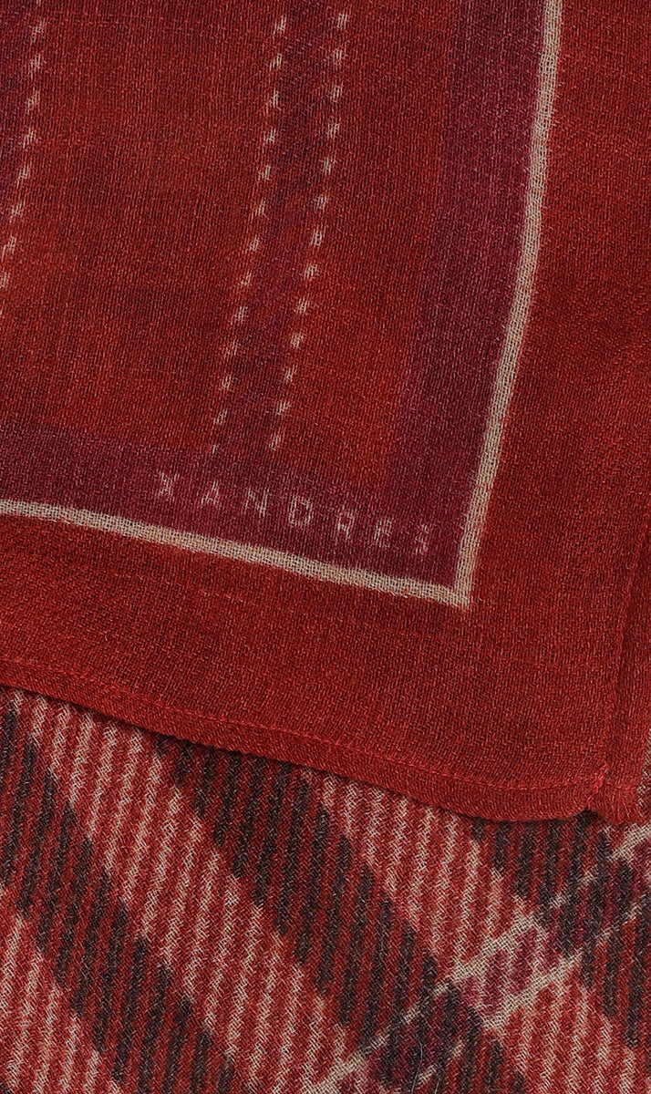 Sjaals oranje Xandres