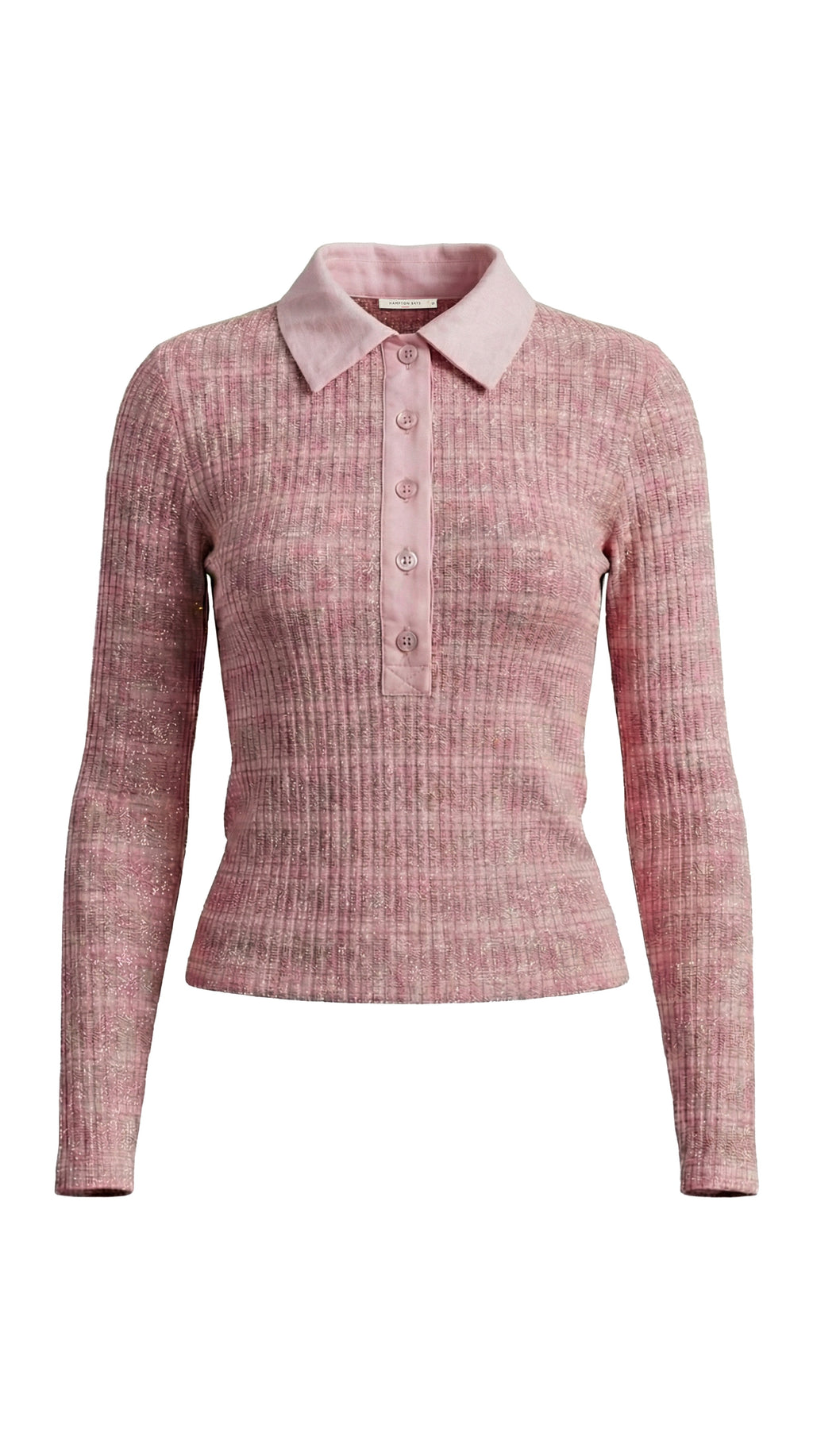 Polo's lange mouw roze Hampton Bays