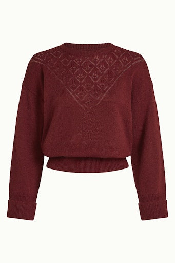 Blouses lange mouw rood King Louie