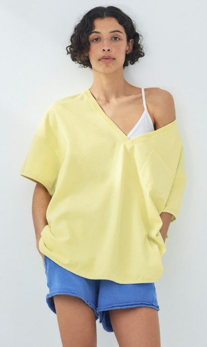 Tops geel American Vintage