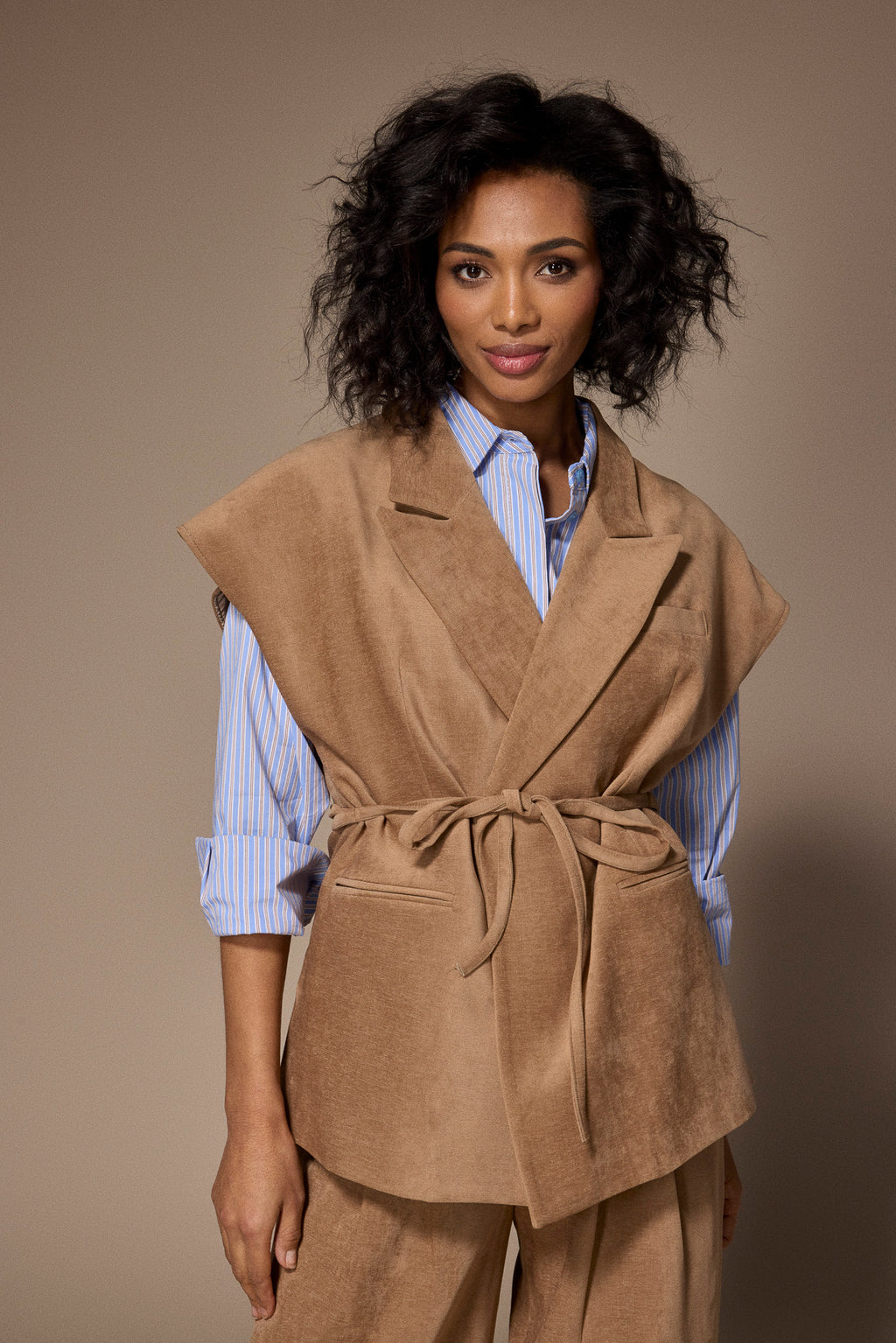 Gilets bruin LALOTTI