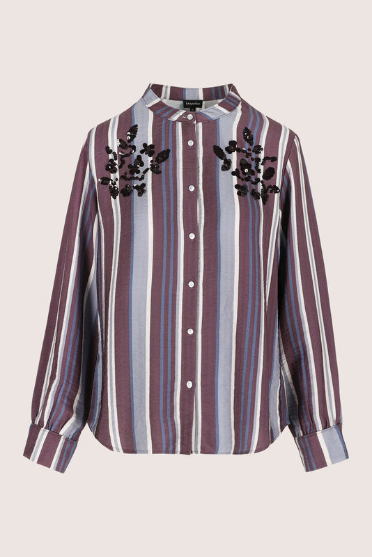 Blouses lange mouw paars Mayerline