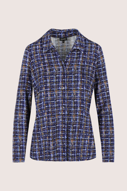 Blouses korte mouw blauw Mayerline