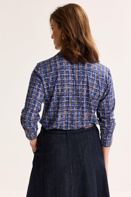 Blouses korte mouw blauw Mayerline